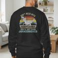Don't Mess With DaddysaurusRex Daddy Saurus Dinosaur Men Men's Sweatshirt Back Print