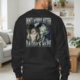 Don't Worry Kitten Daddy's Here Cool Alpha Wolf Meme Men's Sweatshirt Back Print