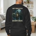 Don't Worry Kitten Daddy's Here Men's Sweatshirt Back Print