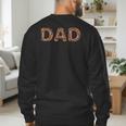Donut Dad Donut Lover Father's Day For Dad Men's Sweatshirt Back Print