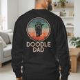 Doodle Dog Vintage Doodle Dad Small Men's Sweatshirt Back Print