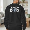 Dragon Dad Daddy Father's Day Dragon Men's Sweatshirt Back Print