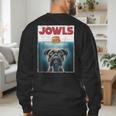 Drooling Boxer Jowls Fawn Dog Mom Dog Dad Burger Men's Sweatshirt Back Print