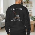 FA-Thor Fathers Day Tshirt Dad Father Men's Sweatshirt Back Print