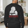 Family Guy Peter Stewie Dad Life Distressed Big Chest Logo Men's Sweatshirt Back Print