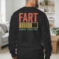 Fart Loading Please Wait Shirt Men Dad Joke Fathers Day Men's Sweatshirt Back Print Fart Loading Please Wait Shirt Men Dad Joke Fathers Day Men's Sweatshirt Back Print