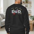 Father's Day Dad Astronaut Space Birthday Planets Daddy Men's Sweatshirt Back Print