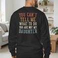 Father's Day Dad From Daughter Daddy Men's Sweatshirt Back Print