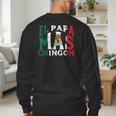 Fathers Day El Papa Mas Chingon Mexican Dad Spanish Men's Sweatshirt Back Print