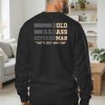 Fathers Day Old Man Retirement Tee Gag For Dad Men's Sweatshirt Back Print