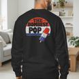 Fathers Day Shirt Cool Dad Bombest Pop Retro 80s Dad Men's Sweatshirt Back Print