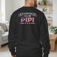 My Favorite People Call Me Pipi USA Flag Dad Father's Day For Men Men's Sweatshirt Back Print