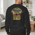 My Favorite Trumpet Player Calls Me Dad Father Vintage Men's Sweatshirt Back Print