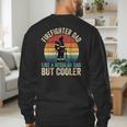 Firefighter Dad Like Regular Dad But Cooler Father's Day Men's Sweatshirt Back Print