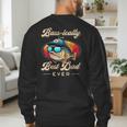 Fishing Father's Day Dad Fisherman Birthday Graphic Men's Sweatshirt Back Print