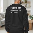Foster Dad Definition Foster Parent Men's Sweatshirt Back Print