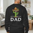 Fun Hilarious Dad Joke Saying Dad Humor Men's Sweatshirt Back Print