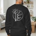 FUNNY Hilarious BIRCH PLEASE Birch Tree Joke Dad Joke Pun Men's Sweatshirt Back Print