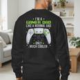 Gamer Dad Gaming Shirts Fathers Day Video Game Daddy Men's Sweatshirt Back Print