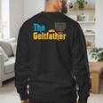 Gelt Father Hanukkah Menorah Jewish Dad Pajamas Men's Sweatshirt Back Print