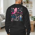 Gender Reveal Party Shirt Mermaid Or Pirate Dad Wants Pirate Men's Sweatshirt Back Print