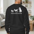 Golden Retriever Mom Dad Puppy Dog Owner Dog Lover Men's Sweatshirt Back Print