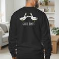 Goose Bumps Humorous Pun For Dad Joke Lover Men's Sweatshirt Back Print