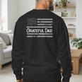 Grateful Dad Father's Day Papa Daddy Best Dad Men's Sweatshirt Back Print