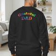 Grateful Dad Fathers Day Tie Dye Letters Shirt For Dads Men's Sweatshirt Back Print Grateful Dad Fathers Day Tie Dye Letters Shirt For Dads Men's Sweatshirt Back Print