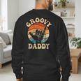 Groovy Daddy 70s Aesthetic Nostalgia 1970's Retro Groovy Dad Men's Sweatshirt Back Print