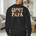 Groovy Papa 70s Aesthetic Nostalgia 1970's Retro Dad Men's Sweatshirt Back Print Groovy Papa 70s Aesthetic Nostalgia 1970's Retro Dad Men's Sweatshirt Back Print