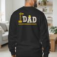 Happy Father's Day Construction For Son DAD Father's Day Men's Sweatshirt Back Print