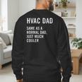 HVAC Dad Definition HVAC Technician Men's Sweatshirt Back Print