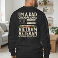 I'm A Dad Grandpa And A Vietnam Veteran Nothing Scares Me Men's Sweatshirt Back Print