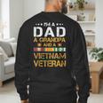 I'm A Dad Grandpa And A Vietnam Veteran US Army Vet Men's Sweatshirt Back Print