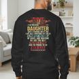 I'm A Lucky Dad I Have A Awesome Daughter She's Stubborn Men's Sweatshirt Back Print
