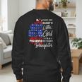 I'm Not Just a Daddy's Little Girl I'm a Veteran's Daughter Small Men's Sweatshirt Back Print