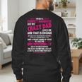 I'm Not A Perfect Daughter But My Crazy Dad Loves Me Men's Sweatshirt Back Print
