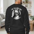 Jesus I'm Telling Dad Jesus Meme Christian & Jesus Men's Sweatshirt Back Print