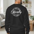 My Jokes Are Officially Dad Jokes Father's Day Men's Sweatshirt Back Print