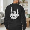 Just A Dad Who Always Came Back 2 Sided Skeleton Men's Sweatshirt Back Print Just A Dad Who Always Came Back 2 Sided Skeleton Men's Sweatshirt Back Print