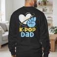 K-POP Dad Korean Lover K-Pop Music Cute Father Daddy Papa Men's Sweatshirt Back Print
