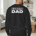 Karate Dad Shirt Men Fathers Day Karate Dad Men's Sweatshirt Back Print