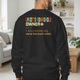 Lagotto Romagnolo Vintage Retro Dog Mom Dad Men's Sweatshirt Back Print