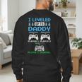 Leveled Up To Daddy Again Gamer Dad Est 2026 Men's Sweatshirt Back Print