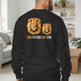 Lion Dad Like Father Like Son Lions Lovers Fathers Day Men's Sweatshirt Back Print