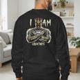I Am Man King Powerful Dad Afro Melanin Men's Sweatshirt Back Print