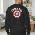 Marvel Father's Day Super Dad Captain America Shield Men's Sweatshirt Back Print