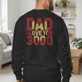 Marvel Iron Man Dad I Love You 3000 Text Fill Father's Day Small Men's Sweatshirt Back Print Marvel Iron Man Dad I Love You 3000 Text Fill Father's Day Small Men's Sweatshirt Back Print