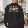 Matching Boys And Dad Mom Construction Digger Birthday Party Men's Sweatshirt Back Print Matching Boys And Dad Mom Construction Digger Birthday Party Men's Sweatshirt Back Print